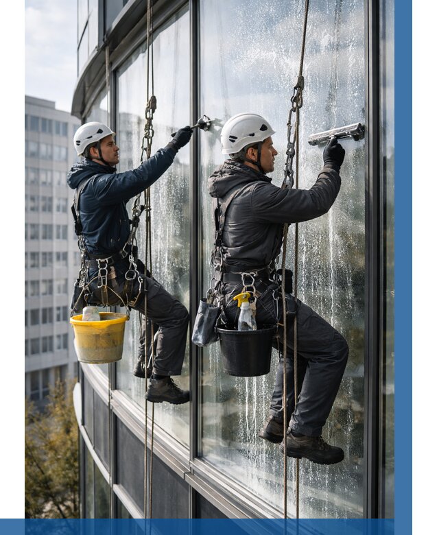 Мойка панорамных окон в Туймазы от 357 р. заказать у ВЫСОТНИК-Тмз