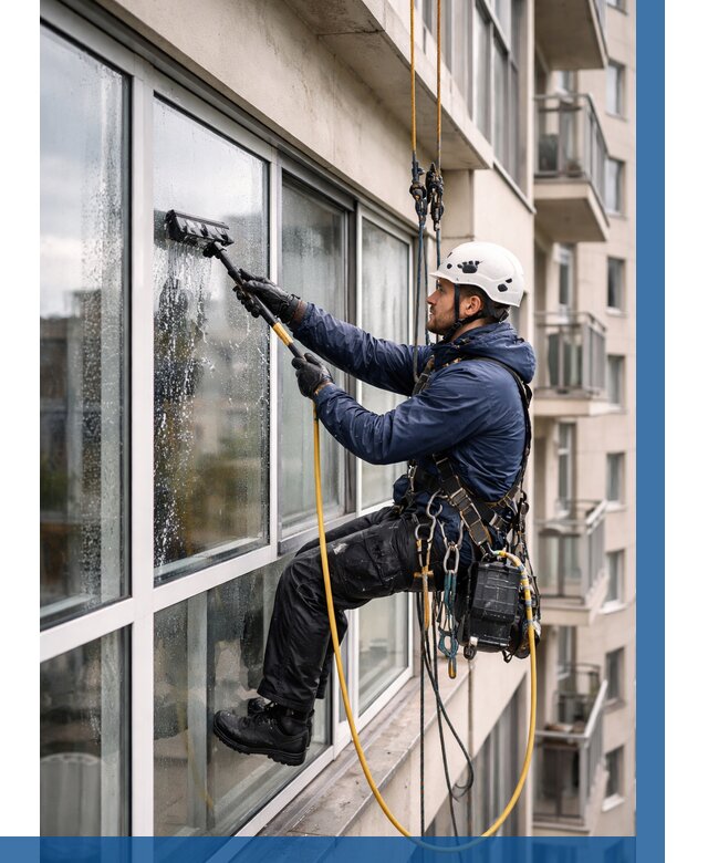 Мойка балконного остекления в Туймазы от 3567 р. | ВЫСОТНИК-Тмз