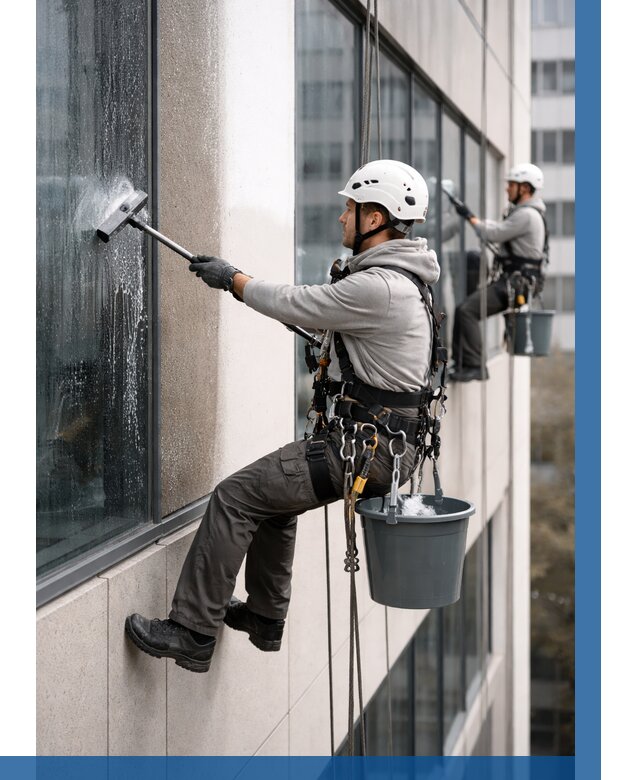 Мойка фасадов зданий в Туймазы под ключ от 357 р. | ВЫСОТНИК-Тмз