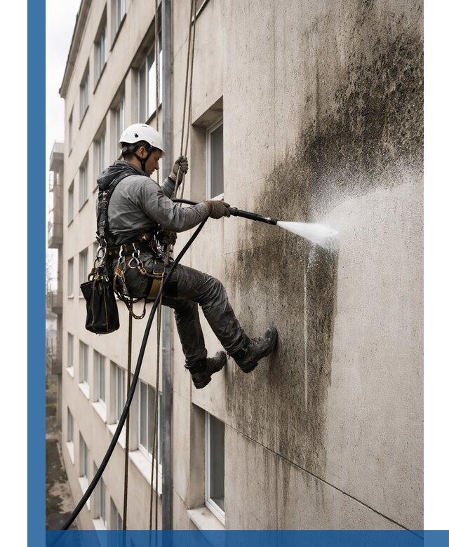 Профессиональная очистка фасадов от плесени в Туймазы