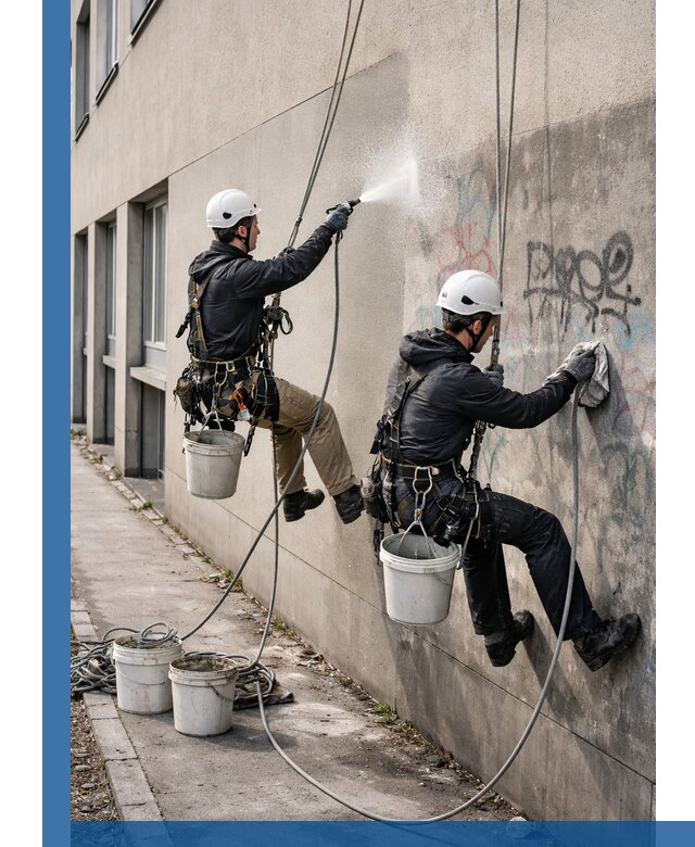 Антиграффити покрытие фасада с защитой от надписей в Туймазы