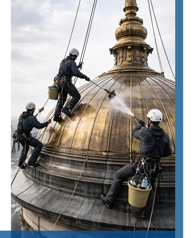 Мойка куполов и шпилей в Туймазы от 8152 р. - заказать | ВЫСОТНИК-Тмз