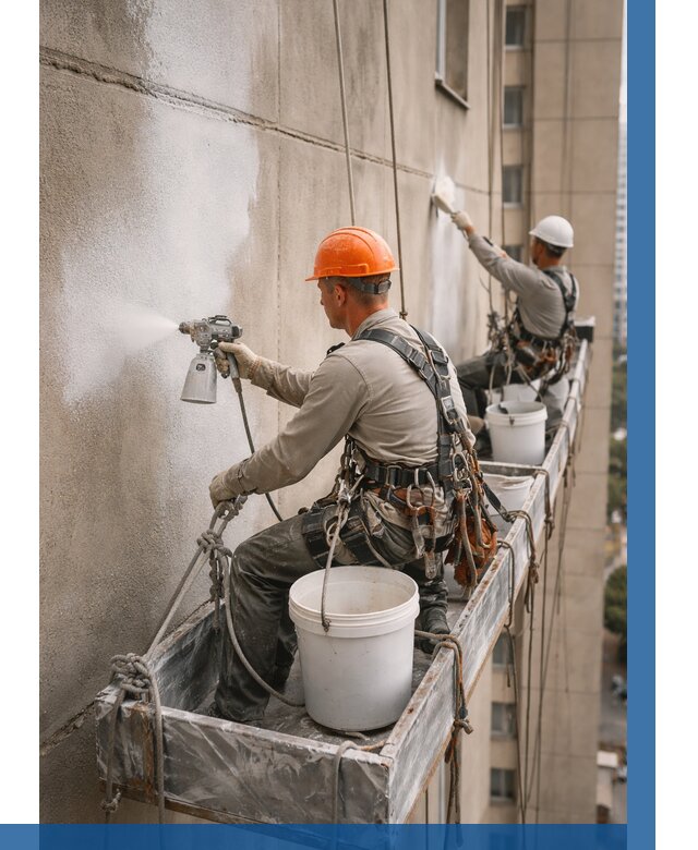 Грунтовка фасада на высоте в Туймазы от 122 р. | ВЫСОТНИК-Тмз