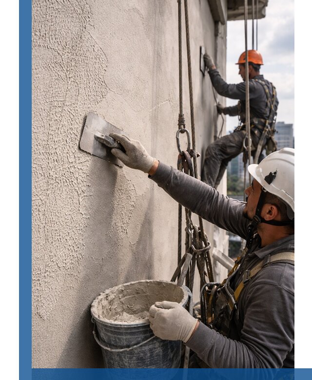 Декоративная штукатурка фасада с утеплением и защитой в Туймазы