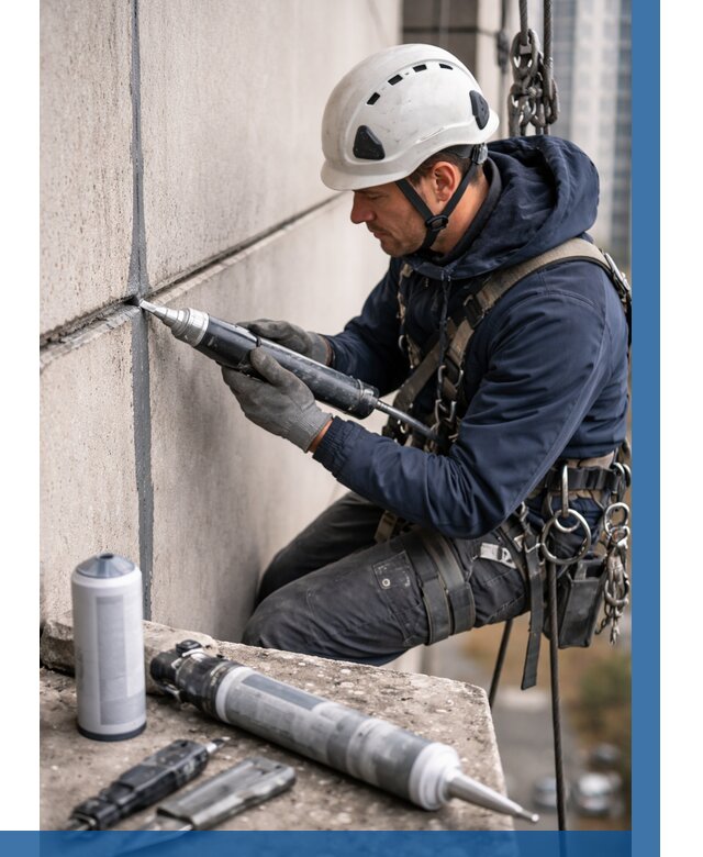 Вторичная герметизация швов в Туймазы от 459 р. | ВЫСОТНИК-Тмз