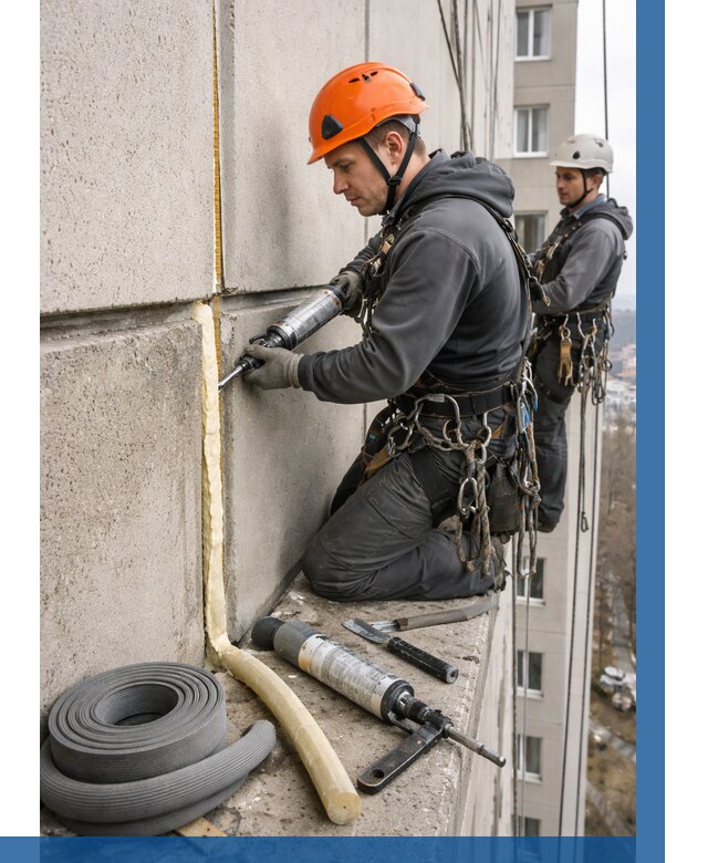 Теплый шов межпанельные швы в Туймазы от 713 р. | ВЫСОТНИК-Тмз