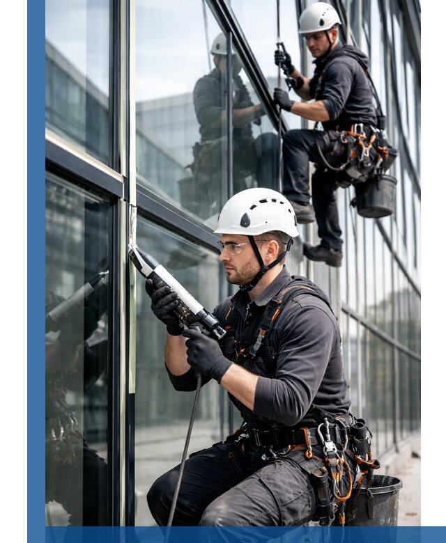 Герметизация витражных швов в Туймазы для зданий и фасадов