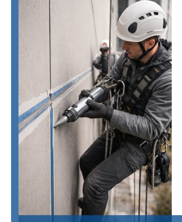 Герметизация стыков фасадных панелей в Туймазы качественно и быстро