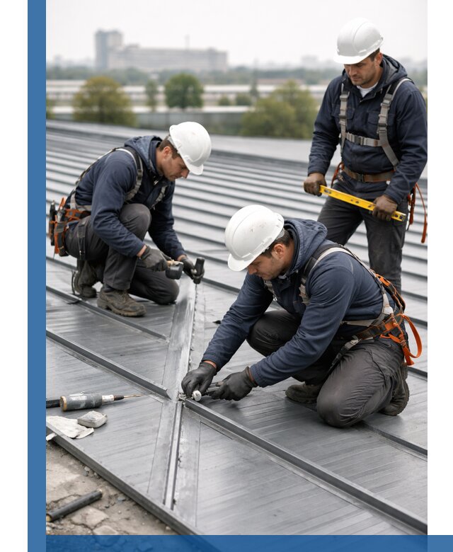 Ремонт фальцевой кровли в Туймазы срочно и качественно