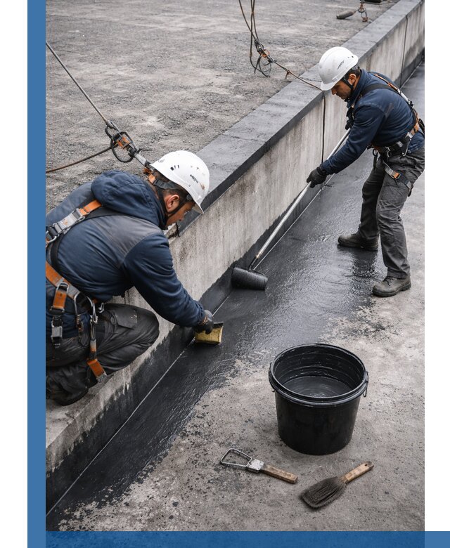 Гидроизоляция кровли жидкой резиной профессионально в Туймазы