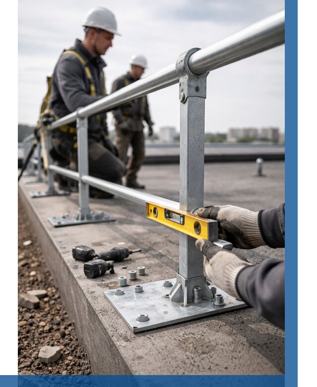 Монтаж кровельного ограждения в Туймазы от 1223 р. | ВЫСОТНИК-Тмз