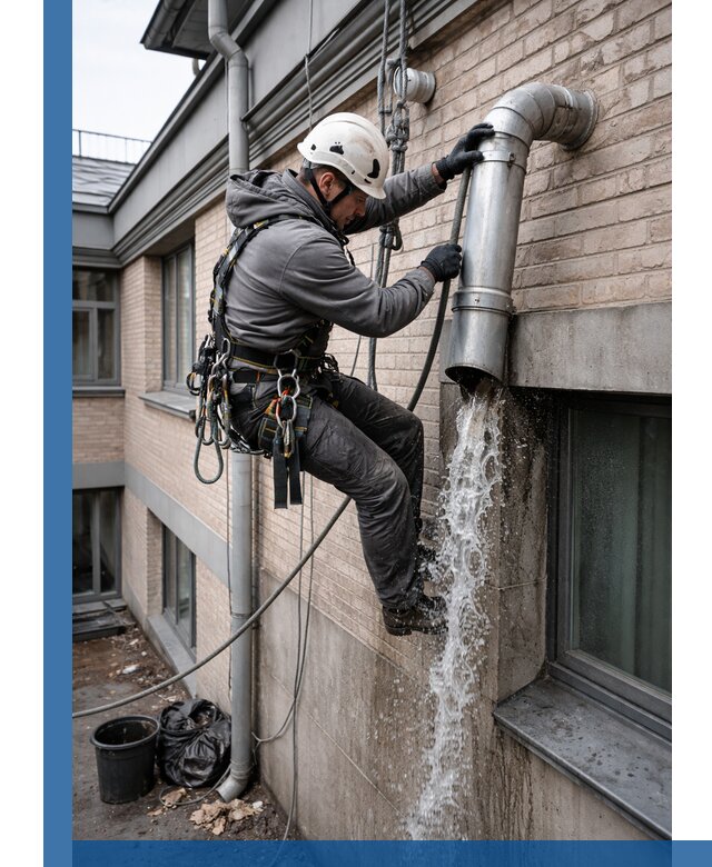 Профессиональная прочистка водосточных труб в Туймазы с гарантией