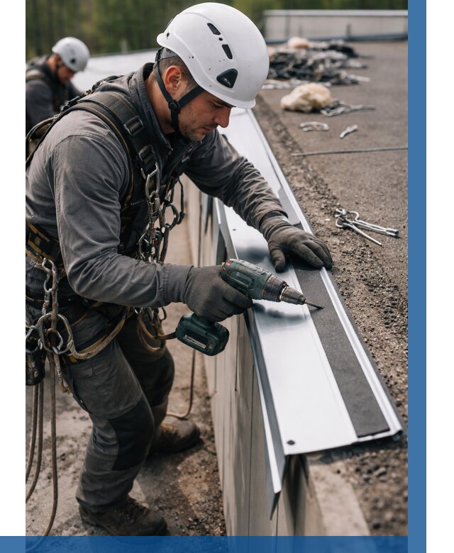 Монтаж капельника на кровле в Туймазы от 306 р. | ВЫСОТНИК-Тмз