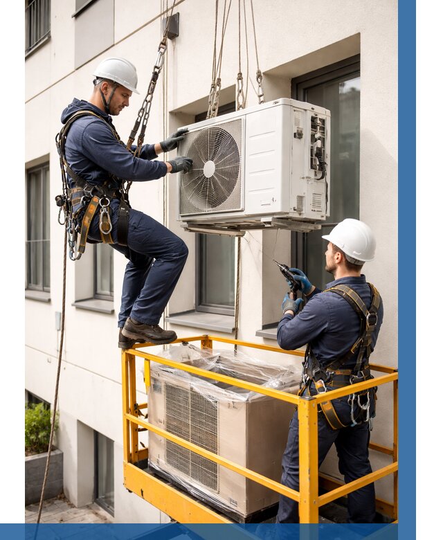 Демонтаж внешнего блока кондиционера в Туймазы от 3567 р. | ВЫСОТНИК-Тмз