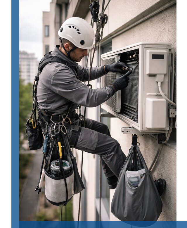 Обслуживание внешнего блока кондиционера в Туймазы профессионально