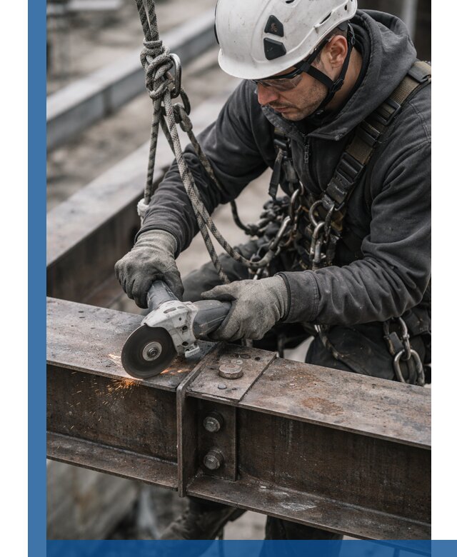 Резка металла на высоте в Туймазы для зданий и конструкций