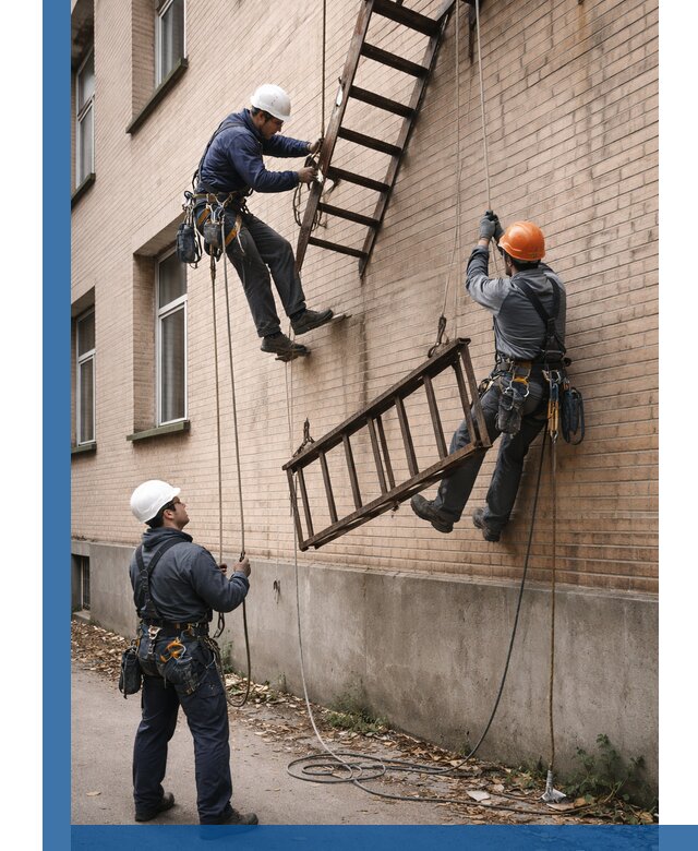 Демонтаж пожарной лестницы в Туймазы быстро и безопасно