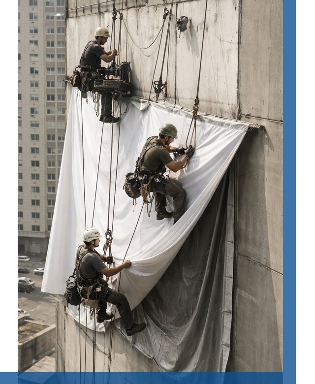 Замена баннерного полотна в Туймазы от 6624 р. | ВЫСОТНИК-Тмз—заказать