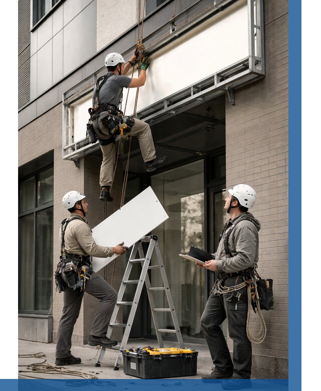 Монтаж светового короба в Туймазы от 6624 р. | ВЫСОТНИК-Тмз