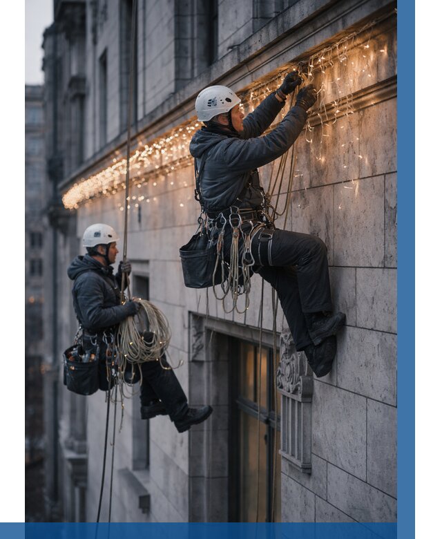 Монтаж новогодней иллюминации в Туймазы от 8662 р. | ВЫСОТНИК-Тмз