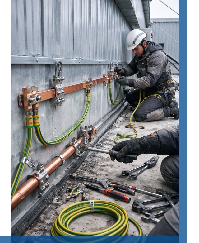 Монтаж заземления здания в Туймазы от 25475 р. | ВЫСОТНИК-Тмз