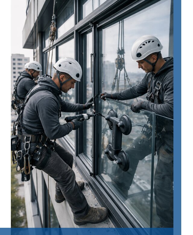 Витражное остекление зданий в Туймазы от 3567 р. | ВЫСОТНИК-Тмз