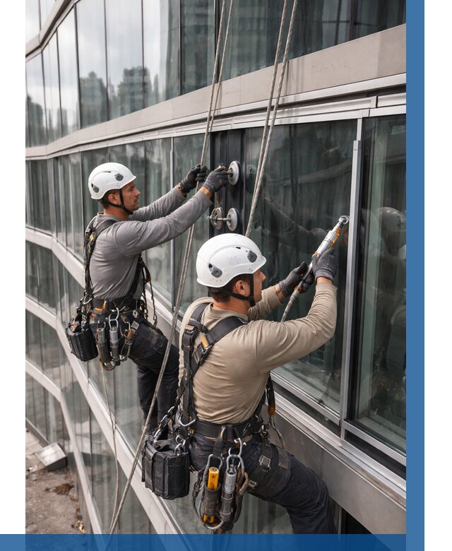 Радиусное остекление фасада в Туймазы от 12228 р. | ВЫСОТНИК-Тмз