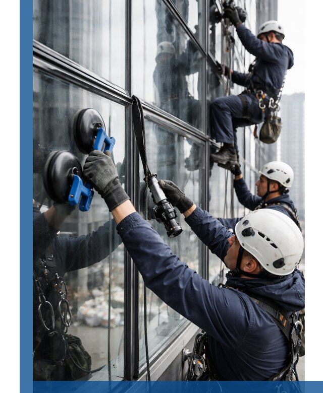 Радиусное остекление фасадов под ключ в Туймазы с гарантиями