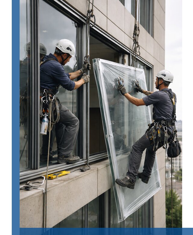 Профессиональная замена стекла в витраже в Туймазы с гарантией