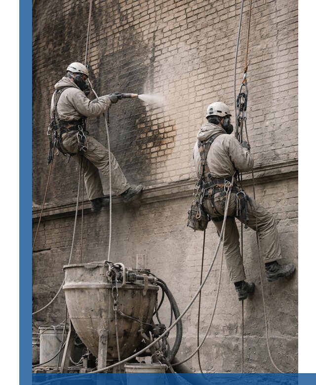 Пескоструйная очистка фасадов в Туймазы профессионально