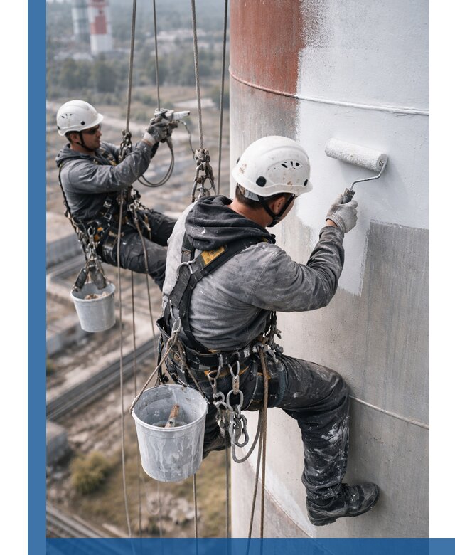 Покраска дымовых труб в Туймазы: антикоррозийная защита и восстановление