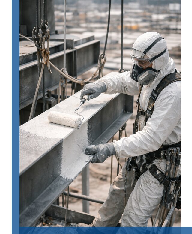 Профессиональная огнезащитная обработка металлоконструкций в Туймазы