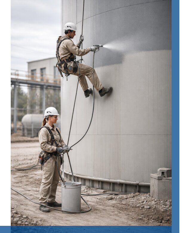 Покраска резервуаров в Туймазы от 1223 р. | ВЫСОТНИК-Тмз — заказать