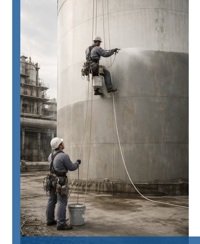 Покраска стальных резервуаров и емкостей в Туймазы профессионально