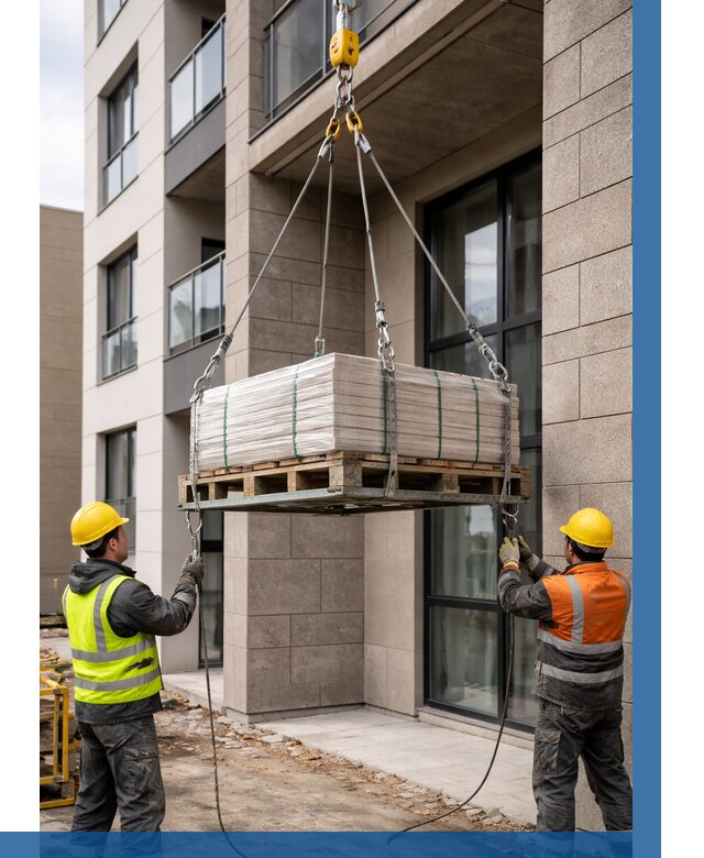 Подъем керамогранита на этаж в Туймазы от 3567 р. | ВЫСОТНИК-Тмз