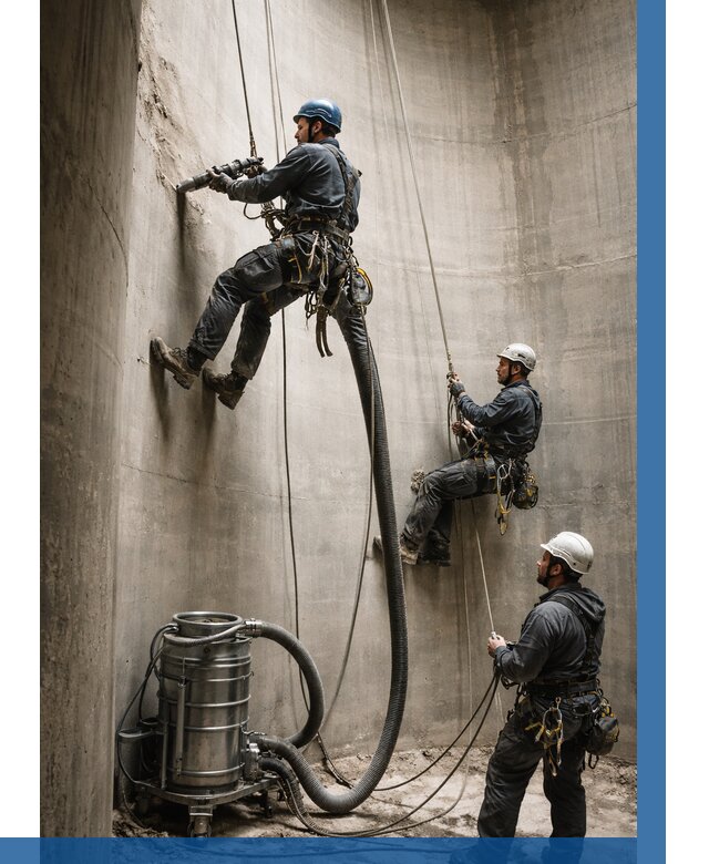 Зачистка силосов в Туймазы от 4586 р. Договор и смета ВЫСОТНИК-Тмз