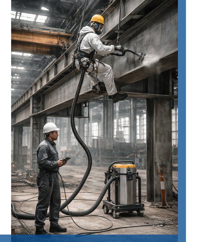 Обеспыливание конструкций в цехе в Туймазы от 4280 р. | ВЫСОТНИК-Тмз