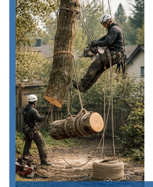 Валка деревьев частями в Туймазы, безопасно и аккуратно