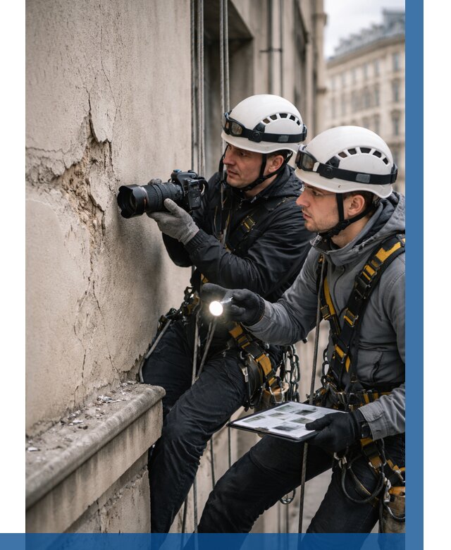 Фотофиксация дефектов фасада в Туймазы от 4586 р. | ВЫСОТНИК-Тмз