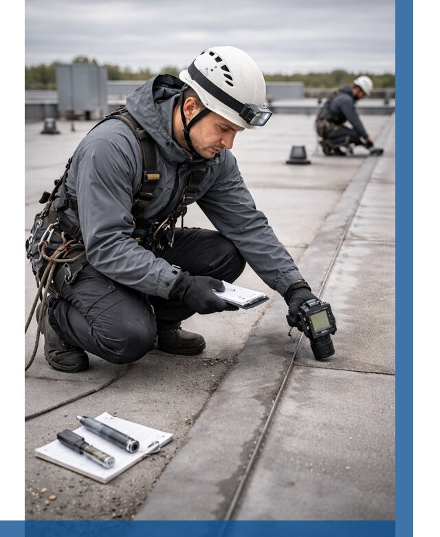 Обследование кровли на протечки в Туймазы от 4586 р. | ВЫСОТНИК-Тмз