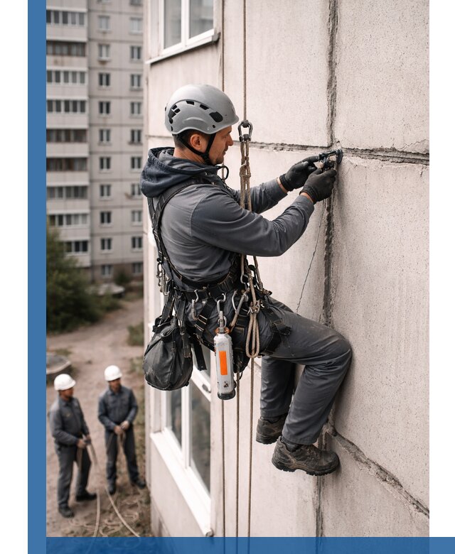 Обследование межпанельных швов и герметизация в Туймазы