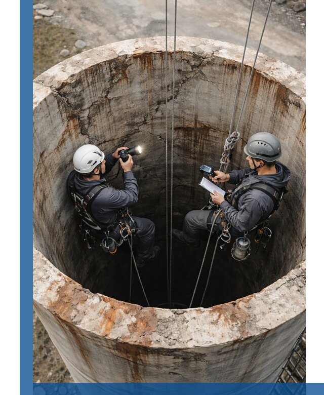 Обследование дымовой трубы: диагностика и оценка состояния в Туймазы