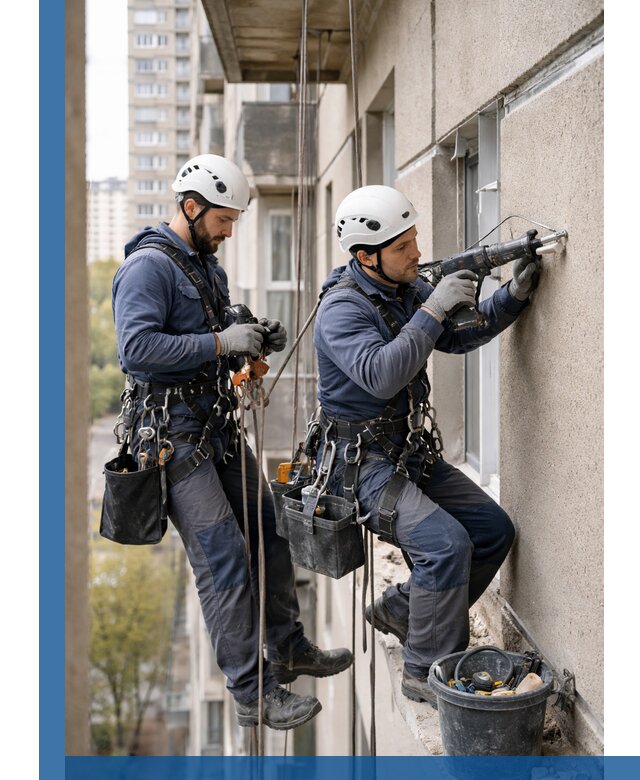 Промышленные альпинисты высотные работы и монтаж в Туймазы